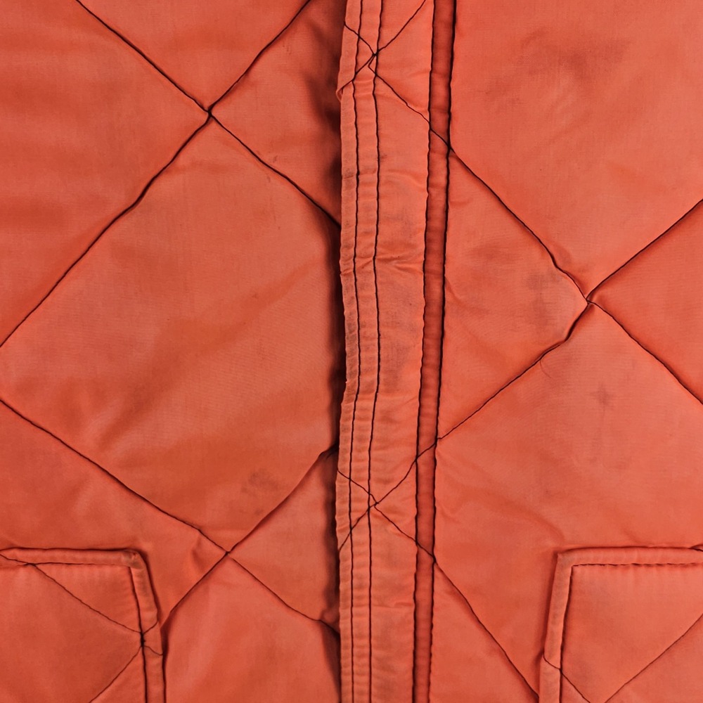 Vintage Big Smith Missabe Railroad Blaze Orange Camo Jacket Sz Medium Made USA - Picture 11 of 14